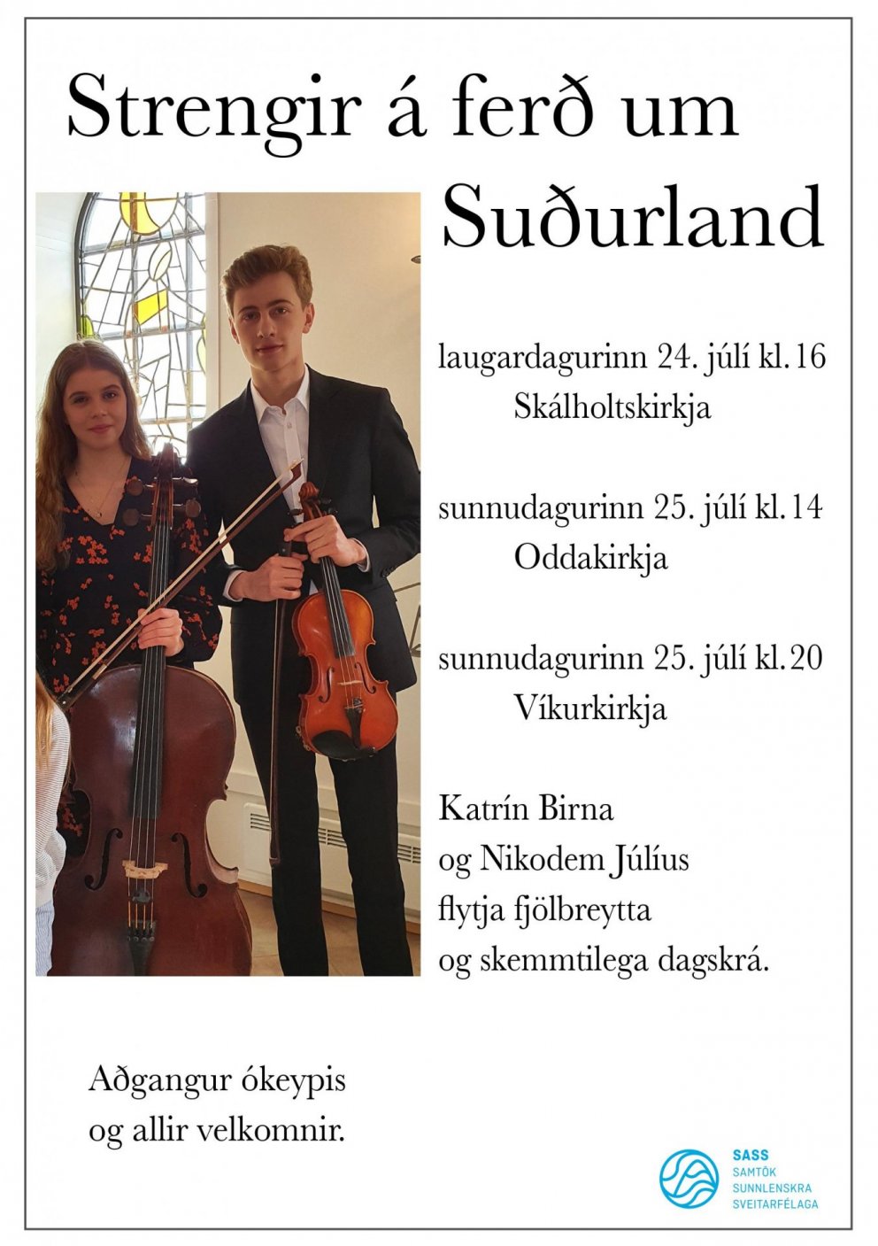 Strengir á ferð um Suðurland