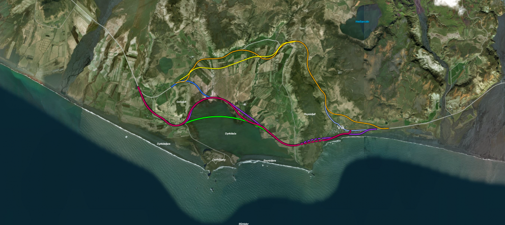 Opið hús í Vík vegna færslu Hringvegar (1) um Mýrdal