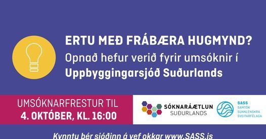 SASS development fund is open for applications.