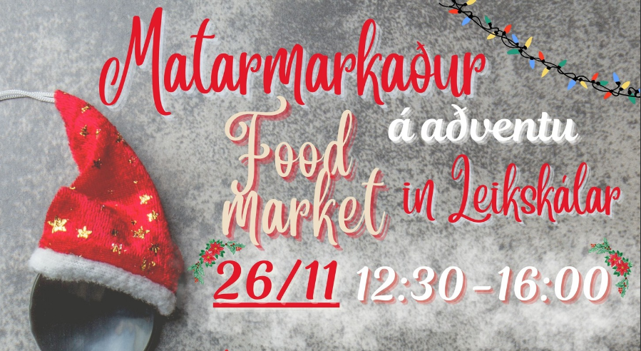 Food market in Leikskálar