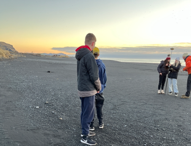 Strandmælingar í Víkurfjöru