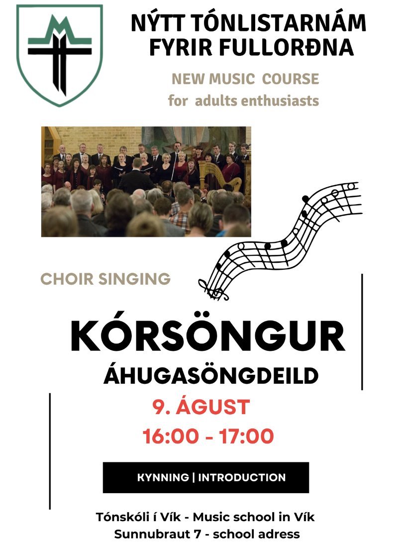 New music course for adults enthusiasts - CHOIR SINGING