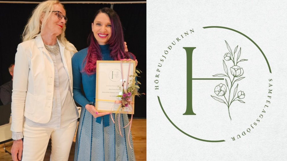 Ann Peters hlaut styrk úr Hörpusjóðnum