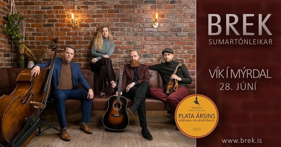 A concert with folk band BREK at Súpufélagið