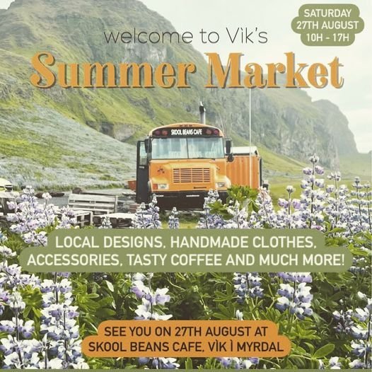 The Summer Market in Vík í Mýrdal