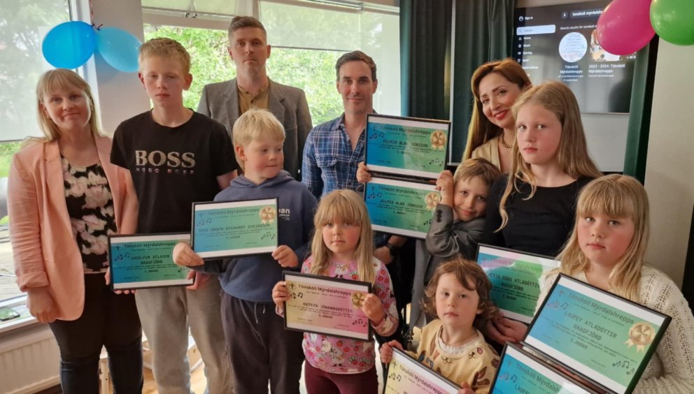 Glæsileg vortónleikarröð og skólaslit Tónskóla Mýrdalshrepps