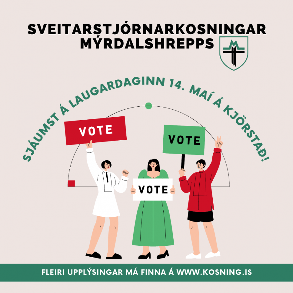 Auglýsing um kjörfund í Mýrdalshreppi