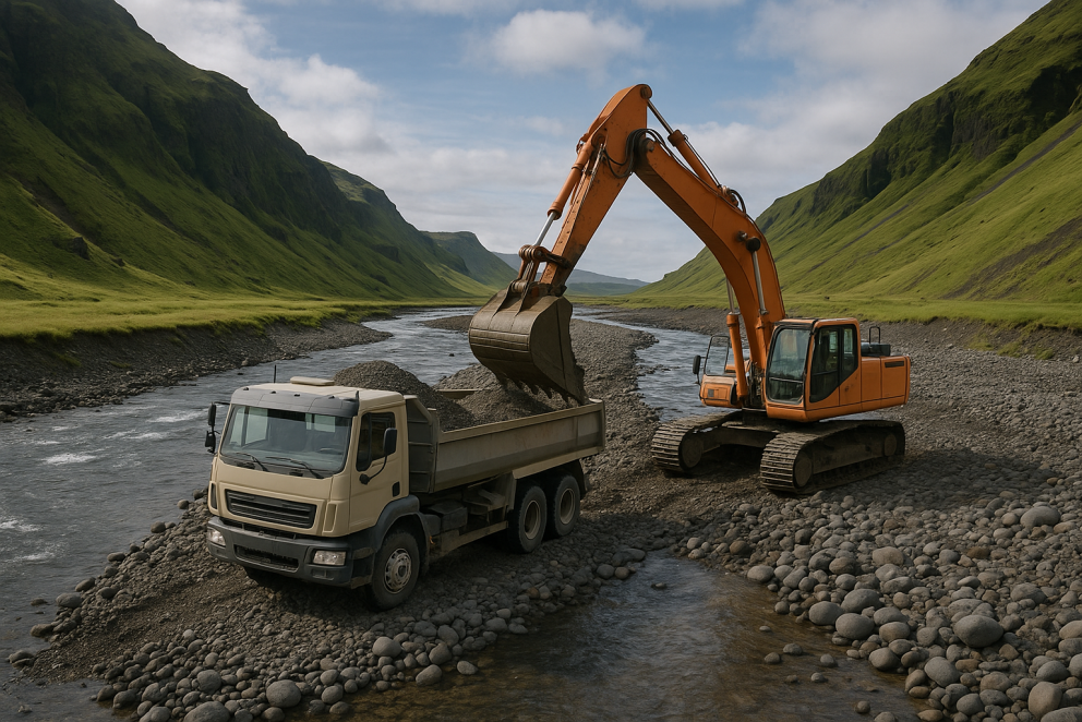 Tilkynning vegna efnistöku