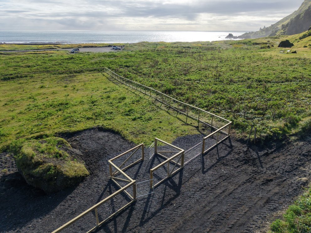 Nýtt hundasvæði í Vík