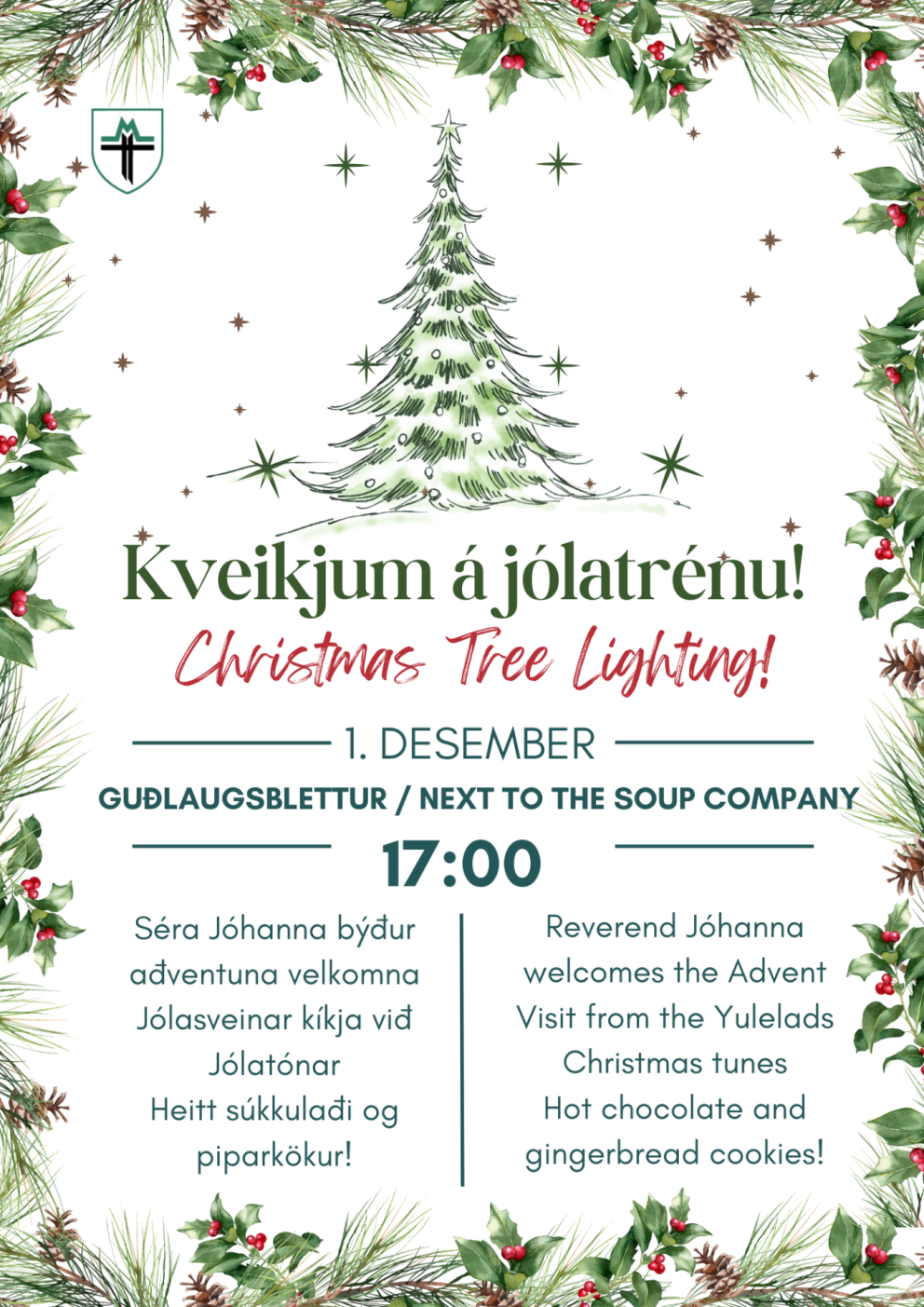 Kveikjum á jólatrénu