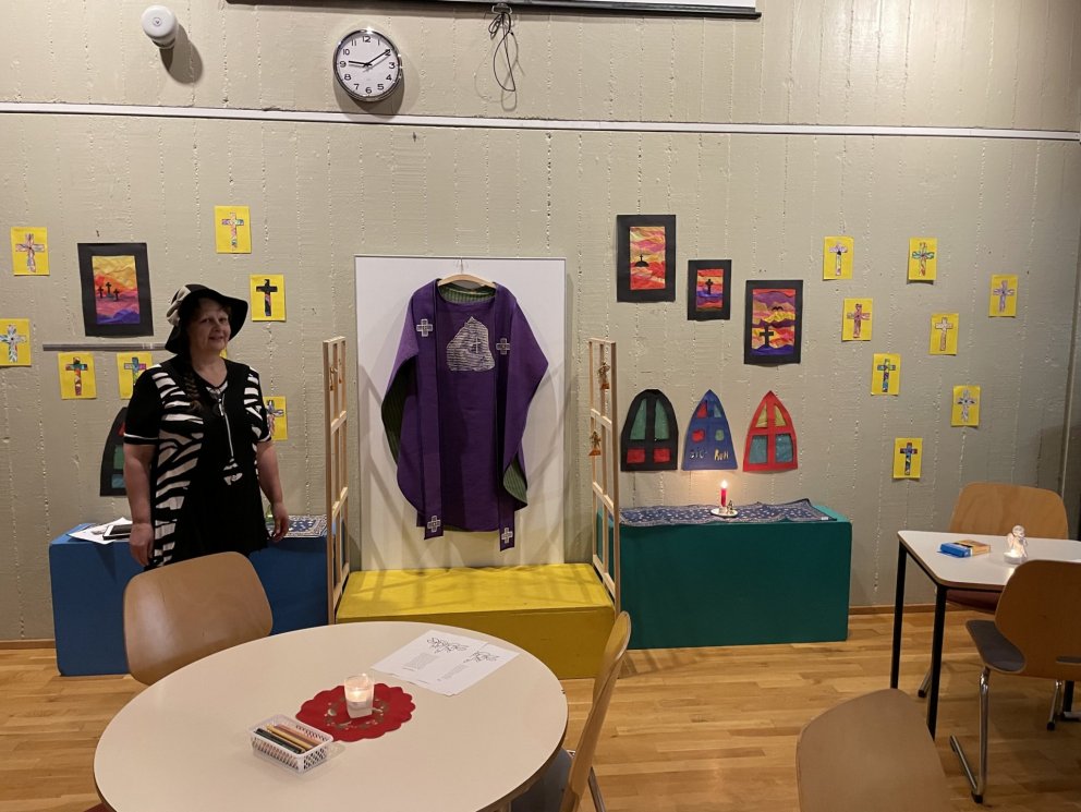 Sigrúnarstund í Víkurskóla á fullveldisdaginn 1. desember.