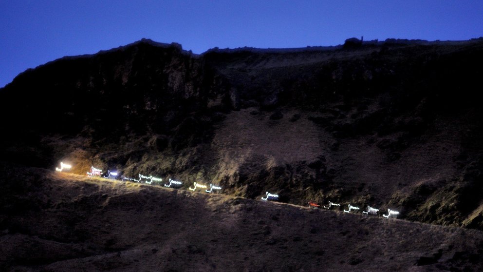 Ljósaganga Krabbameinsfélags V.-Skaft.