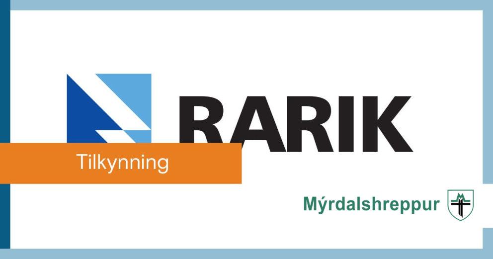 Rafmagnsbilun út frá Vík í Mýrdal