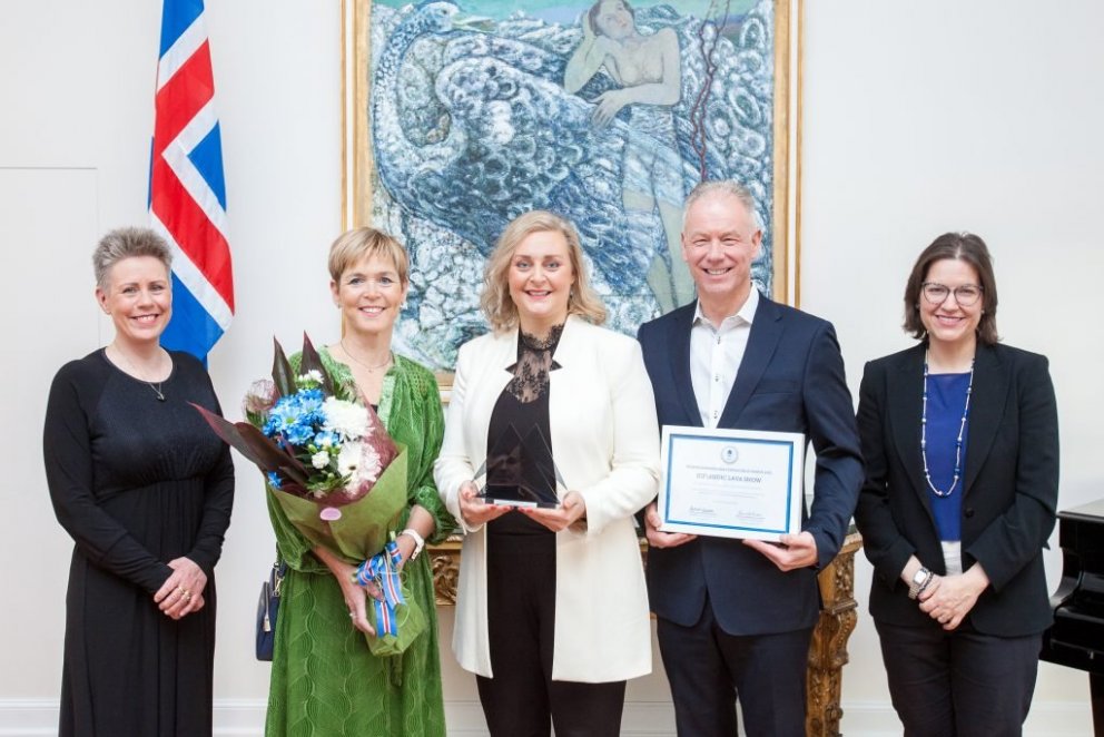 Icelandic Lava Show hlýtur Nýsköpunarverðlaun ferðaþjónustunnar árið 2021.