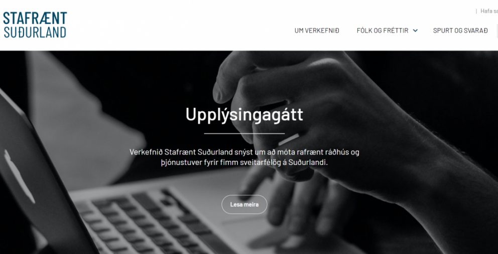 Verkefnið Stafrænt Suðurland - nýr upplýsingavefur