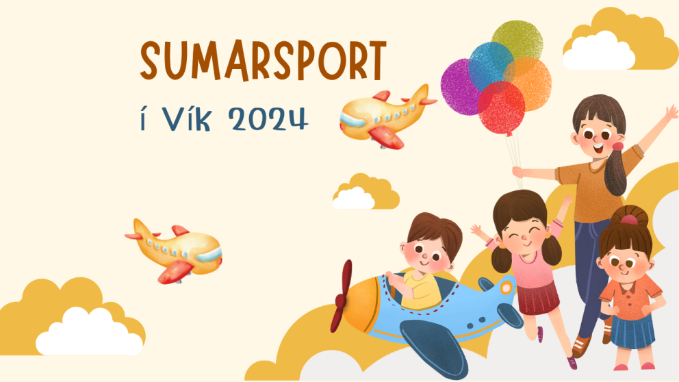 Auglýst eftir starfsfólki fyrir Sumarsport í Vík