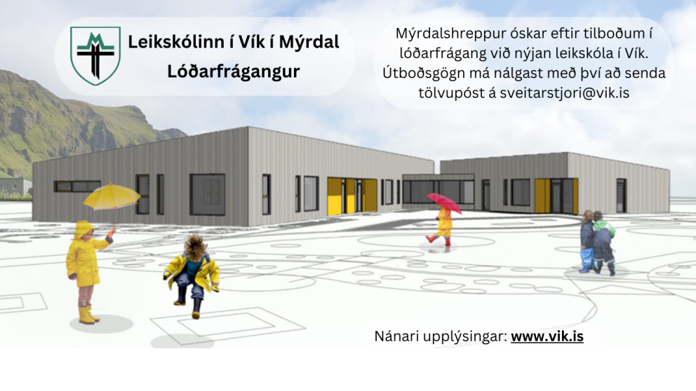 Leikskólinn í Vík - lóðarfrágangur