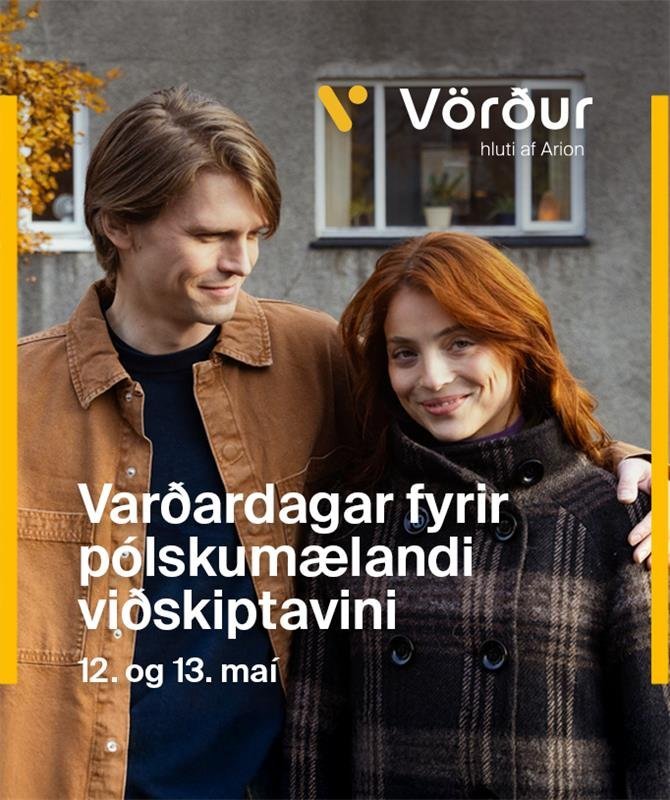 Varðardagar fyrir pólskumælandi viðskiptavini í Vík í Mýrdal 12. maí