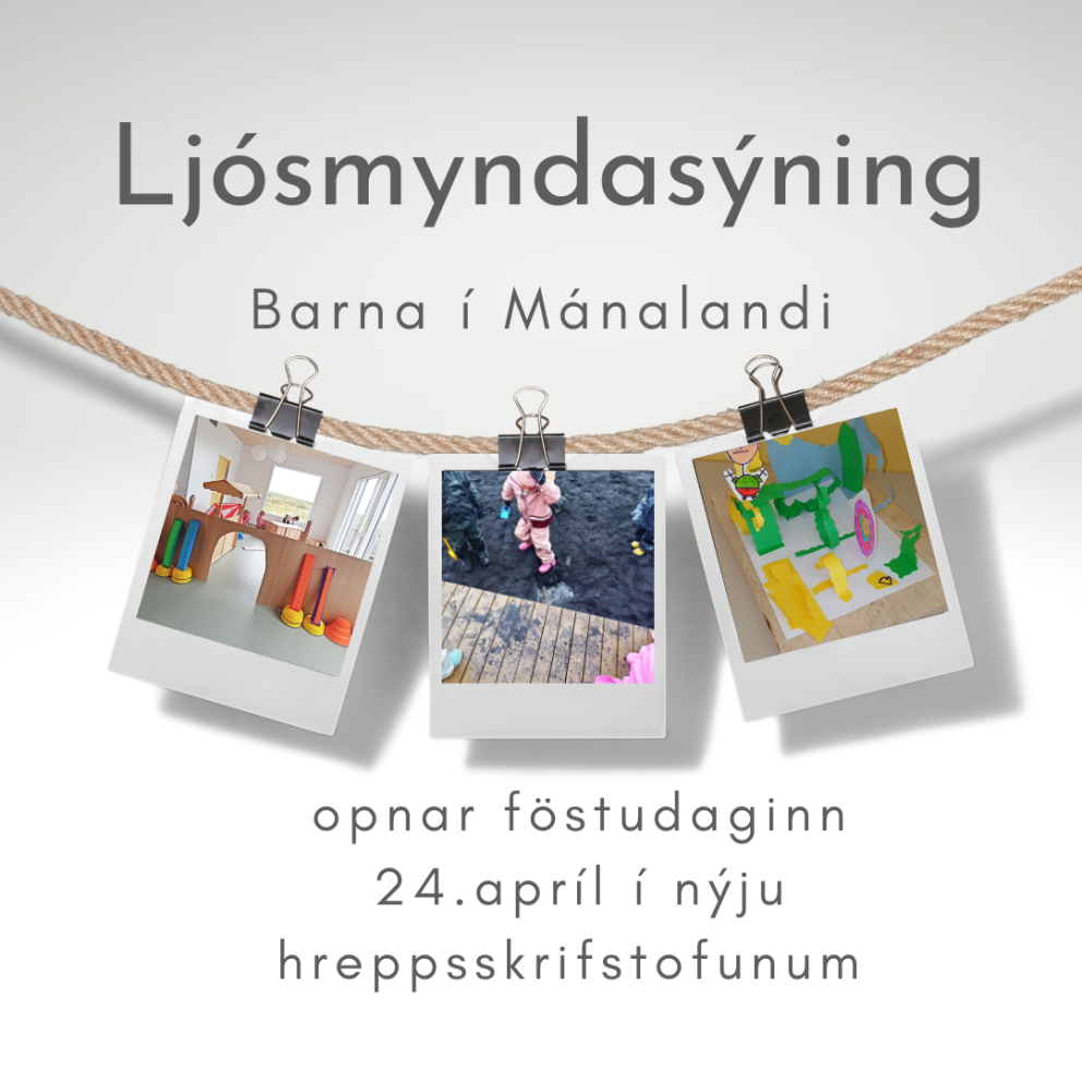 Opið hús á nýrri skrifstofu Mýrdalshrepps og ljósmyndasýning barna á leikskólanum Mánalandi