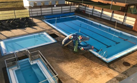 The summer opening hours at the Sports Centre in Vík