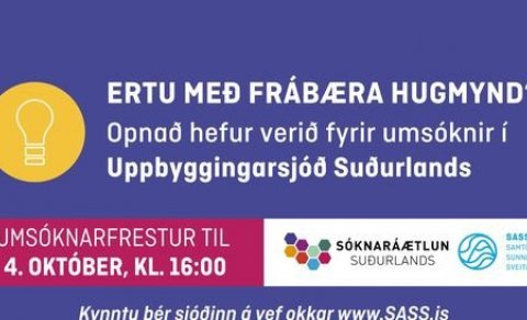 SASS development fund is open for applications.