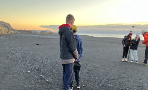 Strandmælingar í Víkurfjöru