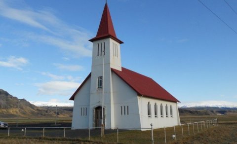 Kveðjumessa undir Eyjafjöllum