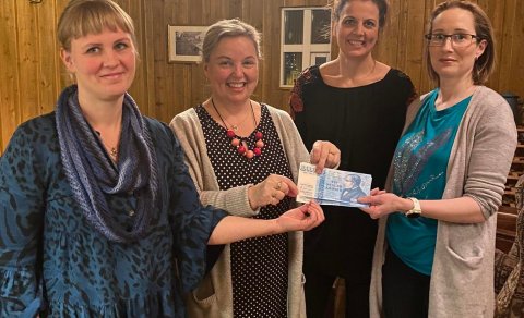 Gjöf til söfnunar fyrir Hreystibraut við Víkurskóla