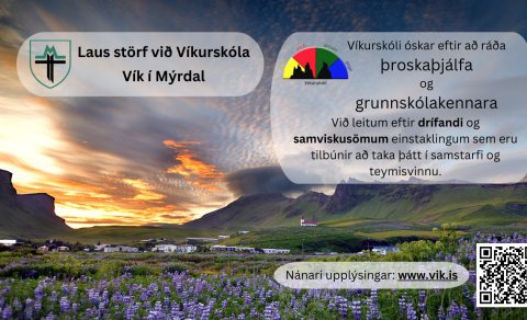 Laus störf við Víkurskóla