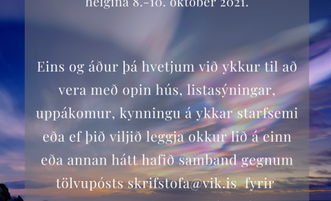 14. Regnbogahátíð Mýrdælinga verður haldin helgina 8.-10. október 2021