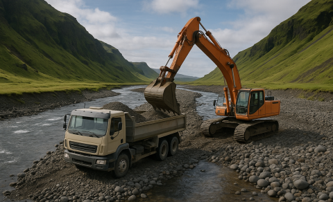Tilkynning vegna efnistöku
