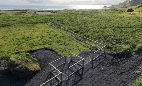 Nýtt hundasvæði í Vík