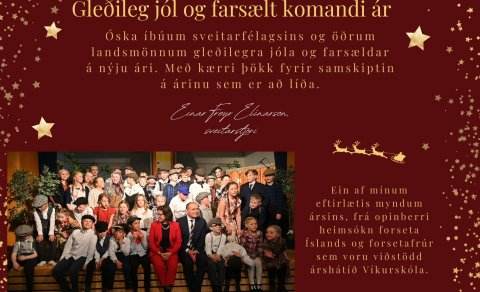 Jólakveðja sveitarstjóra