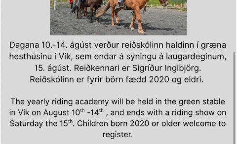 Reiðskóli HMF Sindra 2026