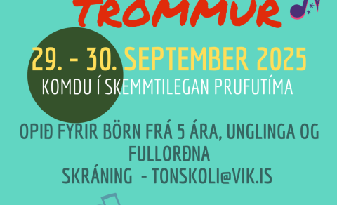 Viltu prófa að spila á trommur?