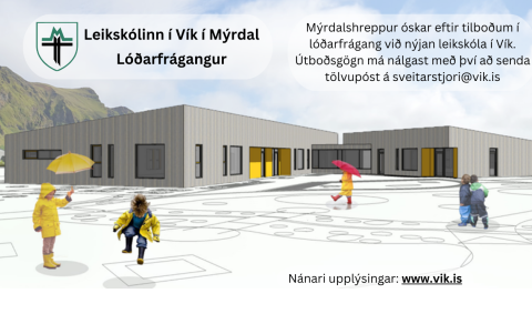 Leikskólinn í Vík - lóðarfrágangur
